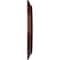 Ekena Millwork Traditional Ceiling Medallion (Fits Canopies up to 2 3/4"), 12"OD x 1"P, Brushed Mahogany CM12TRBMF - alternate 2